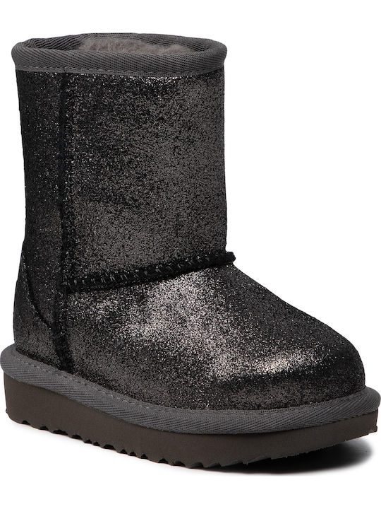 Classic II Suede Kids Boots Black