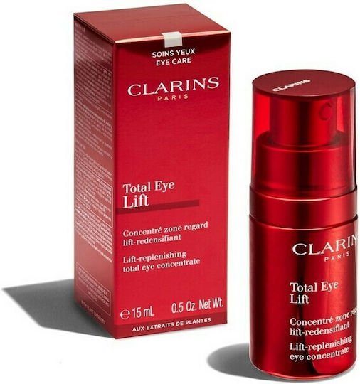 Clarins Total Eye Lift Околоочен Крем за Против Стареене Тъмни Кръгове и Стягане на Кожата 15ml