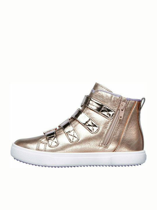 Shoutouts 2.0 Metallic Magic Kids Boots with Velcro Pink
