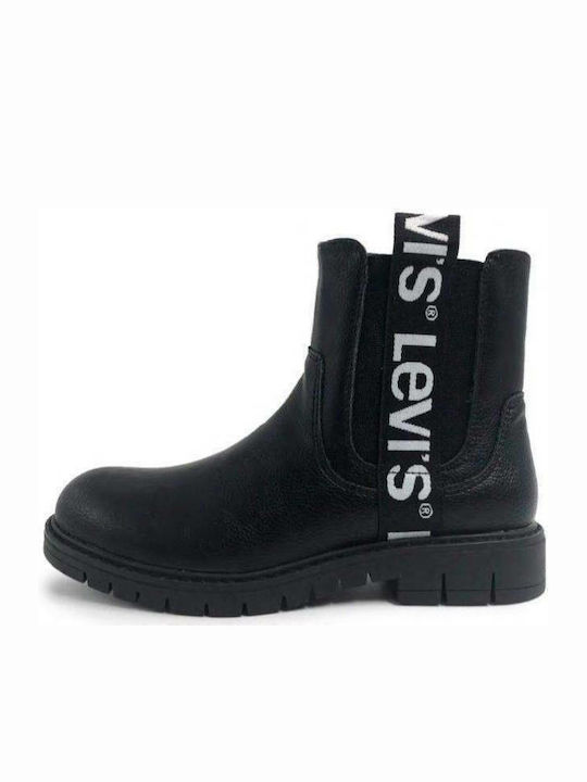 Nashville Kids Boots with Zipper Black