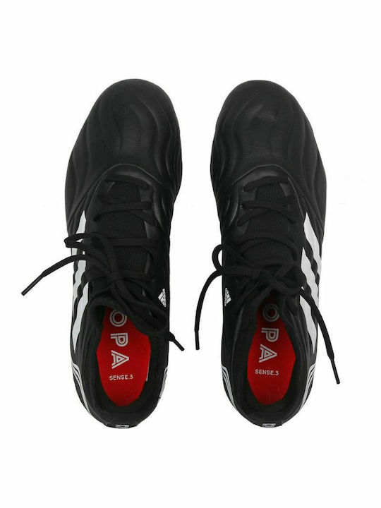 adidas Copa Sense.3 Ποδοσφαιρικά Παπούτσια με Τάπες Core Black / Cloud White / Vivid Red