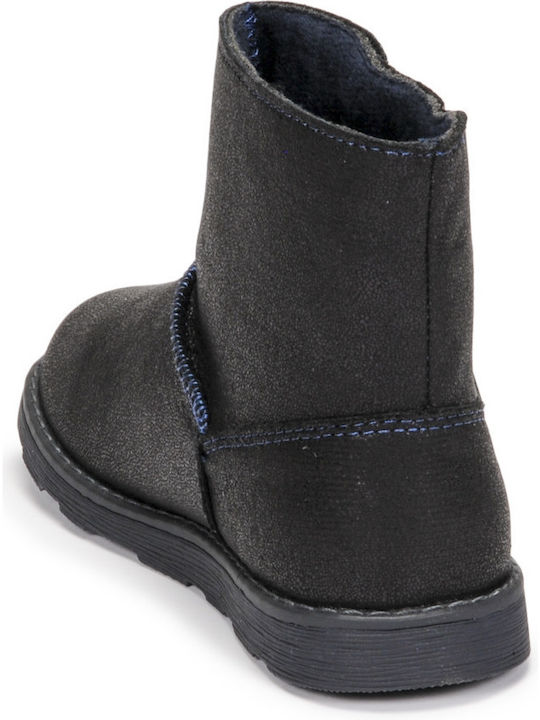 Kinderstiefeletten mit Reißverschluss Marineblau