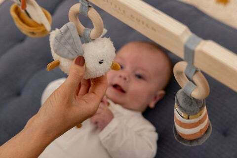 Little Dutch Sailors Bay Wooden Activity Gym for Newborns