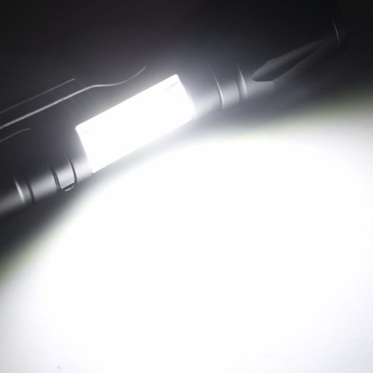 Factory Rechargeable Flashlight LED Dual Function with Maximum Brightness 400lm Flashtak Tactical XPE Black