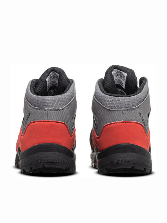 Детски планински обувки Terrex Mid GTX Водоустойчиви Grey Three / Carbon / Matte Silver