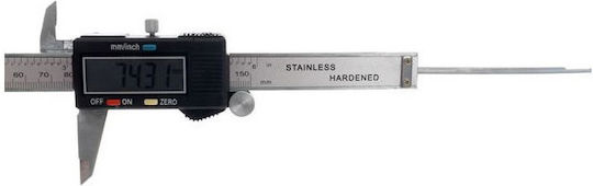 Kraft & Dele KD10299 Ψηφιακό Παχύμετρο με Ακρίβεια 0.1mm & Εύρος Μέτρησης έως 150mm