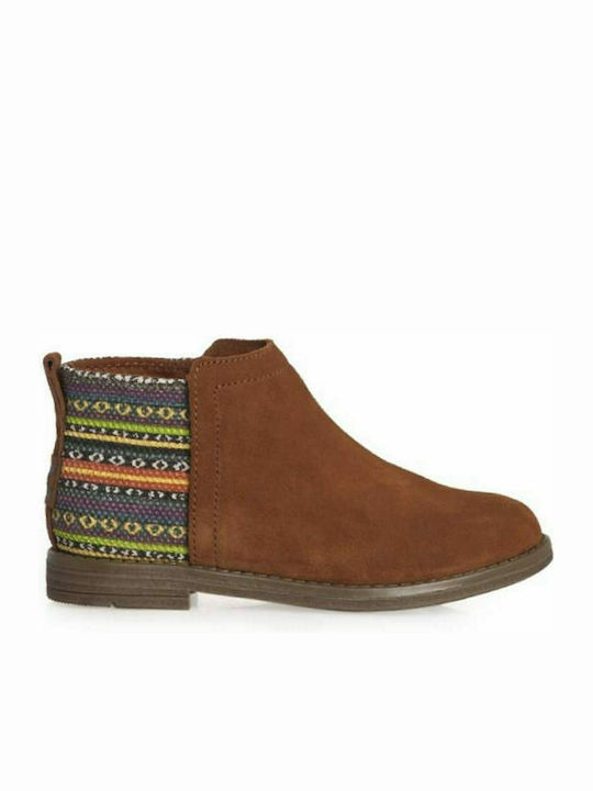 Suede Παιδικά Μποτάκια Καφέ