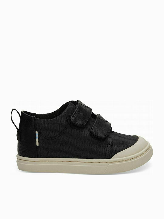 Παιδικά Sneakers High με Σκρατς Μαύρα
