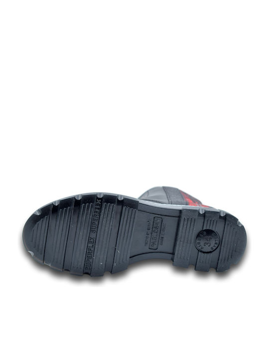 Kids Boots with Laces Black