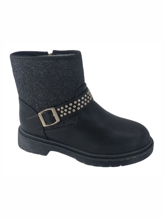 Oscal Kids Boots with Zipper Black