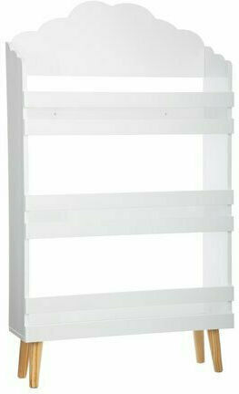 Kids Shelves Cloud Floor White 58x18x100cm