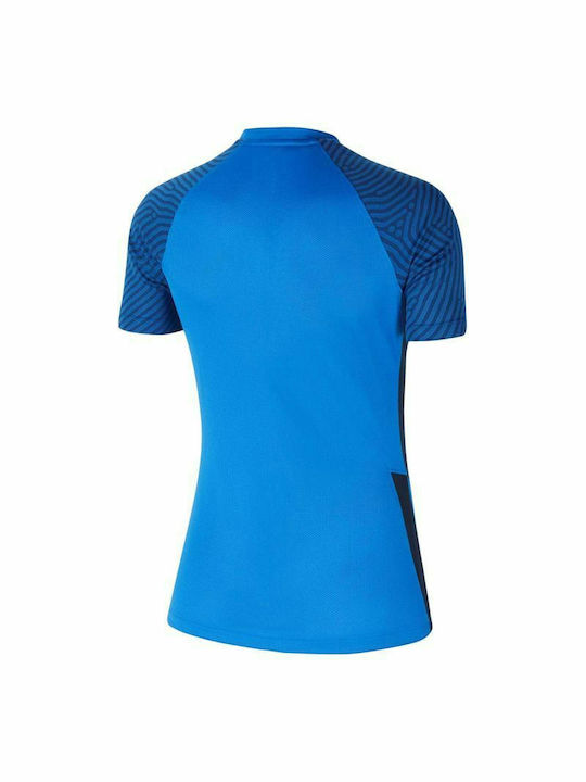 Nike Strike 21 Feminin Sport Tricou Dri-Fit Albastru