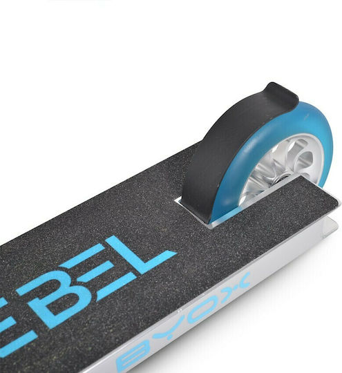 Byox Kids Scooter Stunt Rebel 2-Wheel Freestyle For 10+ Years Blue