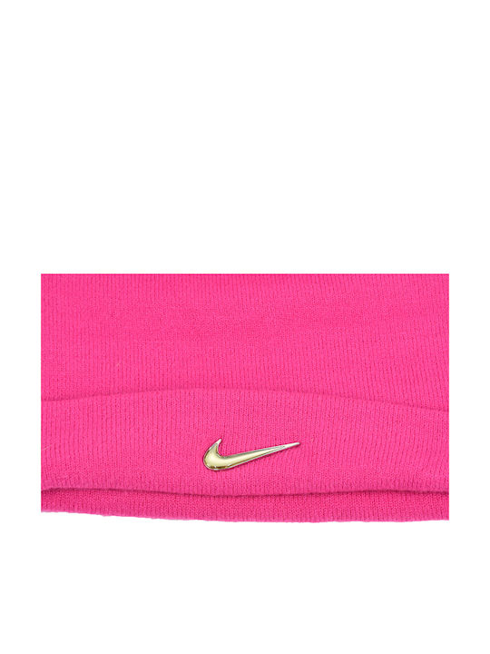 Swoosh Παιδικό Σκουφάκι Πλεκτό Φούξια