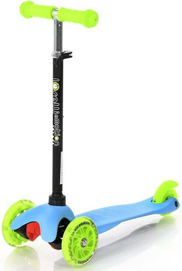 Lorelli Kids Scooter Foldable Mini 3-Wheel for 3+ Years Blue