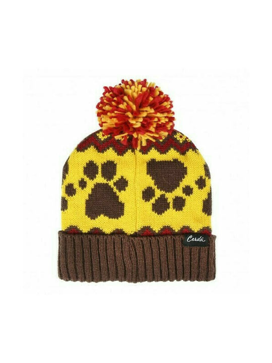 Cerda Kids Knitted Beanie Lion King Brown