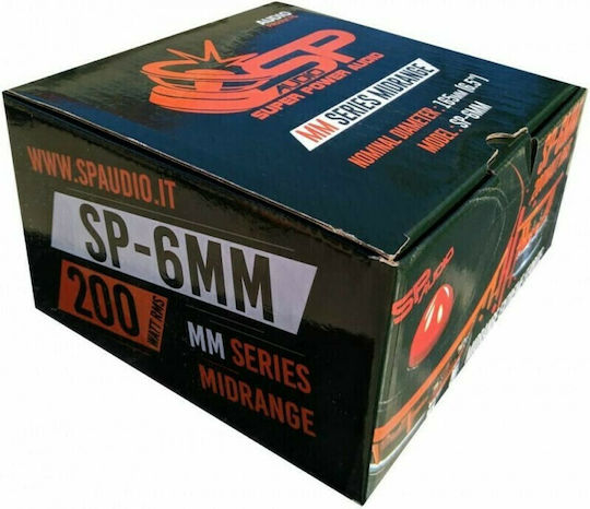 SP Audio SP-6MM Ηχείο Αυτοκινήτου 6.5" με 400W RMS (Midrange)
