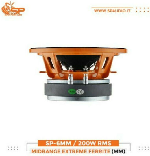 SP Audio SP-6MM Ηχείο Αυτοκινήτου 6.5" με 400W RMS (Midrange)