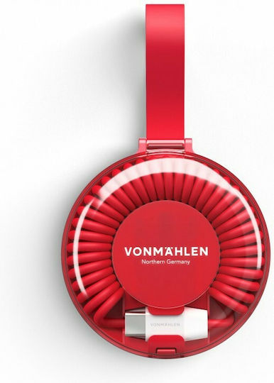 Vonmählen Allroundo C Spiral USB to Lightning Cable Κόκκινο 0.75m (R015P0003)