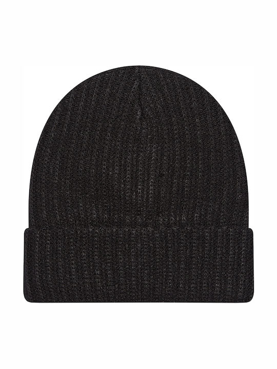 Kids Beanie Knitted Black