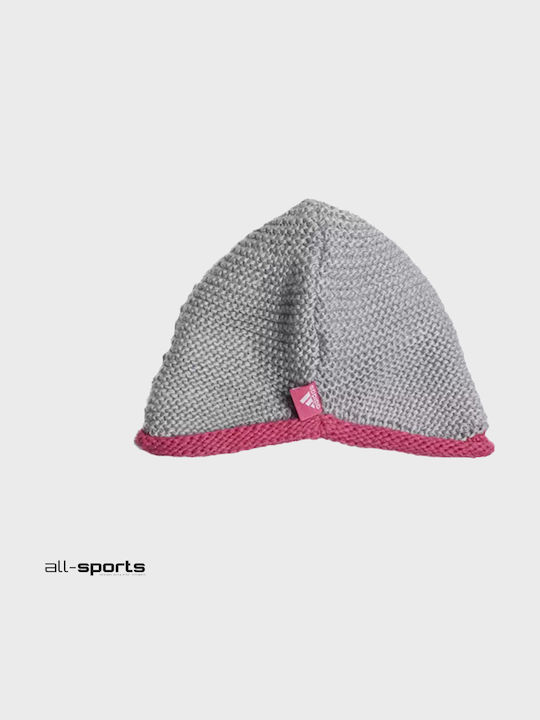 Kinder Mütze Gestrickt Gray