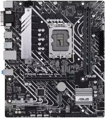 Asus Prime H610M-A D4 Motherboard Micro ATX με Intel 1700 Socket