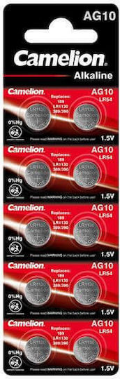 Camelion AG10 Алкални Батерии За часовници LR54 1.5V 10бр