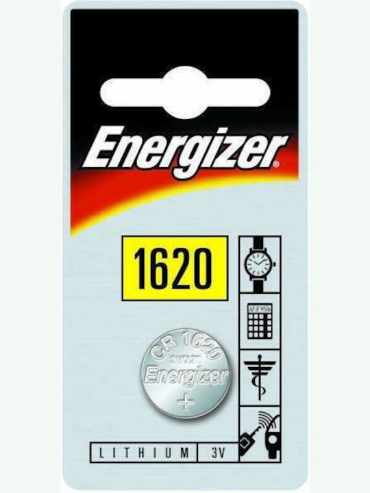 Energizer Μπαταρία Λιθίου Ρολογιών CR1620 3V 1τμχ