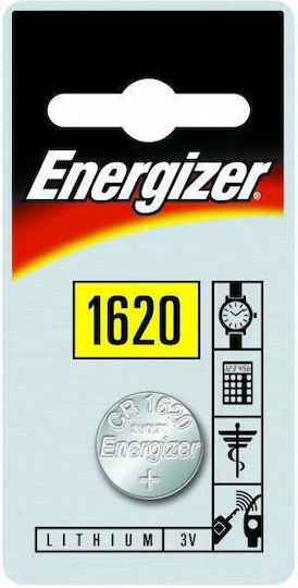 Energizer Lithium Watch Battery CR1620 3V 1pcs