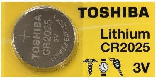 Toshiba CP-1 Μπαταρία Λιθίου Ρολογιών CR2025 3V 1τμχ