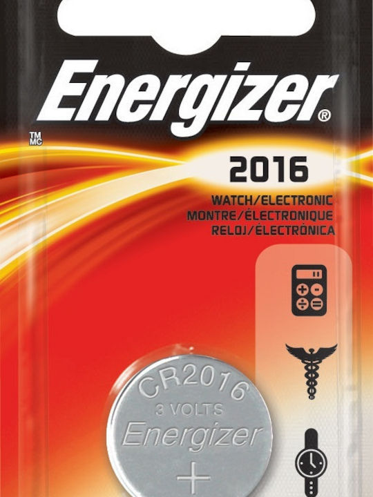 Energizer Μπαταρία Λιθίου Ρολογιών CR2016 3V 1τμχ