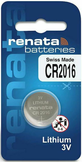 Renata Batterie Lithium für Uhren CR2016 3V 1Stück