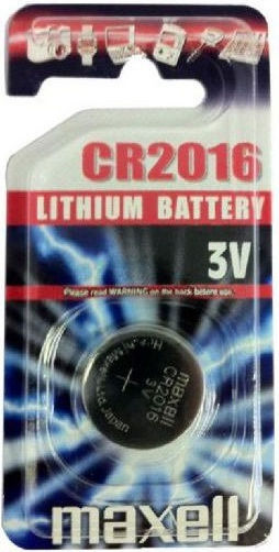 Maxell Lithium Uhrenbatterie Knopf 3V Cr2016
