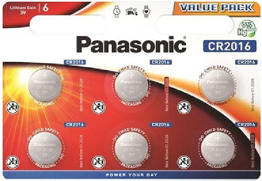 Panasonic Lithium Power Batterie für Uhren CR2016 3V 1Stück