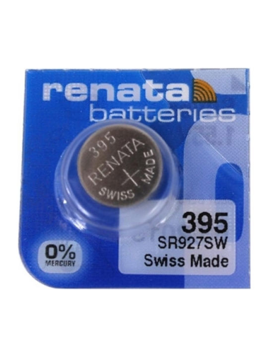 Renata 395/SR927SW Μπαταρίες Silver Oxide Ρολογιών SR57 1.55V 10τμχ