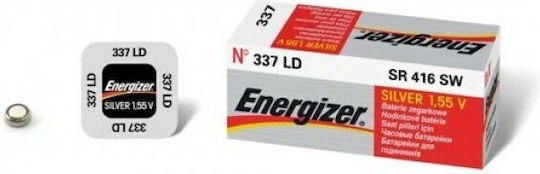 Energizer 337 Batterie Silber-Oxid für Uhren SR416 1.55V 1Stück