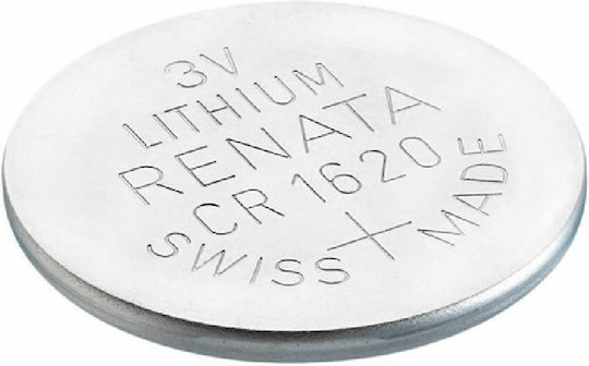 Renata Μπαταρία Λιθίου Ρολογιών CR1620 3V 1τμχ