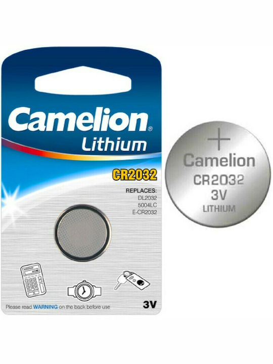 Camelion Μπαταρία Λιθίου Ρολογιών CR2032 3V 1τμχ