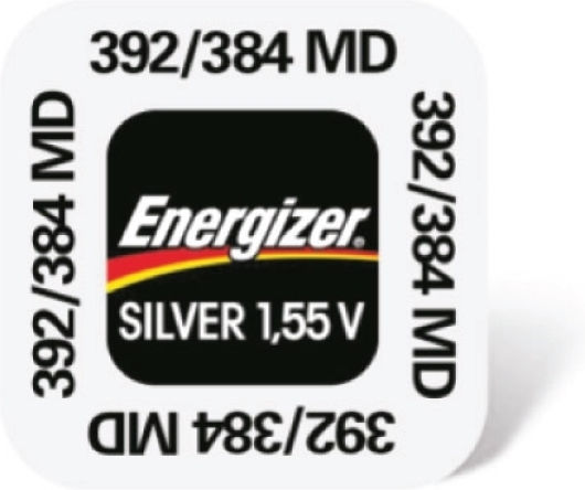Energizer 384/392 Batterie Silber-Oxid für Uhren SR41 1.55V 1Stück