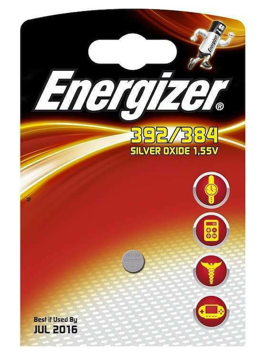 Energizer 384/392 Μπαταρία Silver Oxide Ρολογιών SR41 1.55V 1τμχ