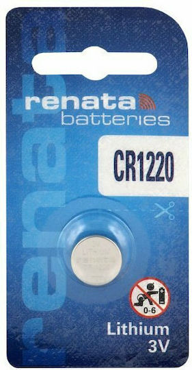 Renata Μπαταρία Λιθίου Ρολογιών CR1220 3V 1τμχ