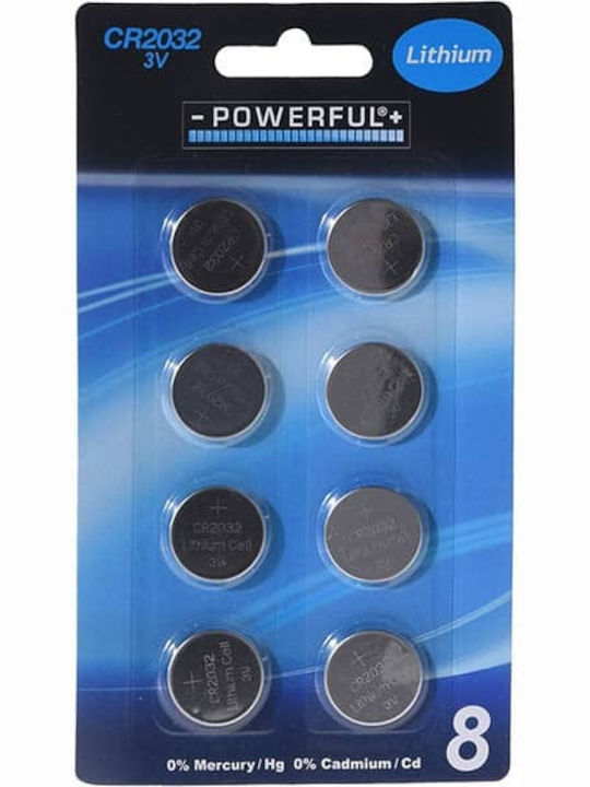 everActive Baterii Litiu pentru ceasuri CR2016 / CR2025 / CR2032 3V 8buc