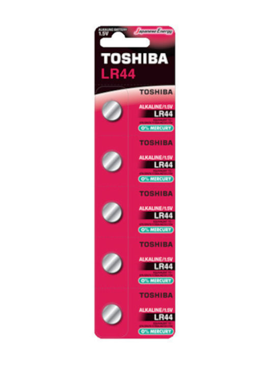Toshiba Bp-1c Αλκαλική Μπαταρία Ρολογιών LR44 1.5V 1τμχ
