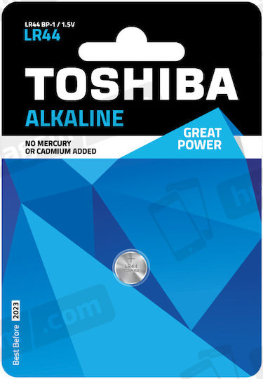 Toshiba Bp-1c Αλκαλική Μπαταρία Ρολογιών LR44 1.5V 1τμχ