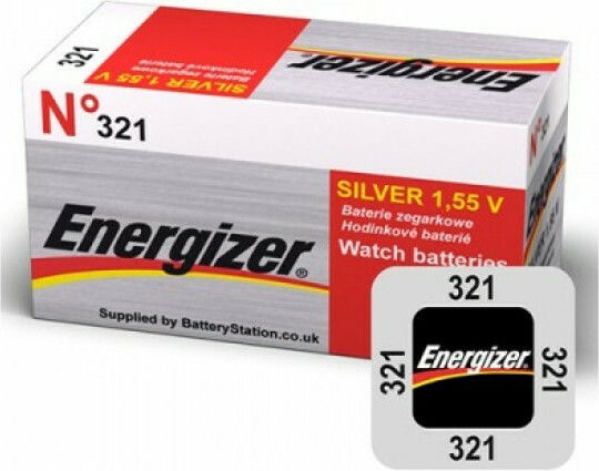 Energizer 321 Батерия Сребърен оксид За часовници SR65 1.55V 1бр