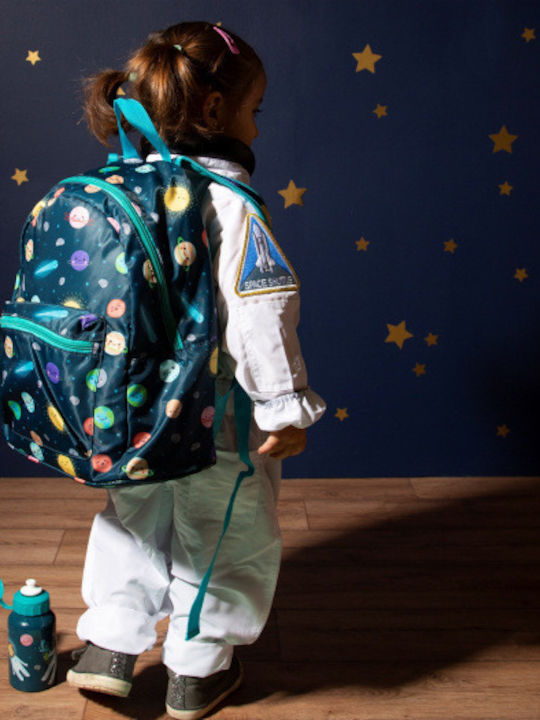 Sass & Belle Space Explorer Kinder Rucksack Rucksack Grün 28.5cmx15cmx34cmcm