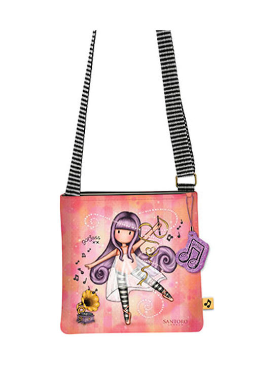 Santoro Little Dancer Παιδική Τσάντα Ώμου Ροζ 21x1.5εκ.