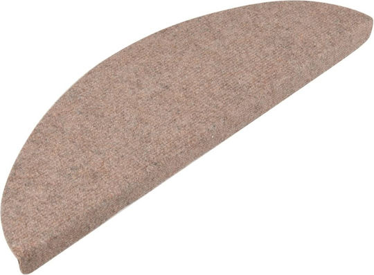 vidaXL Πατάκια Σκάλας Μπεζ 65x26cm 136394 15τμχ