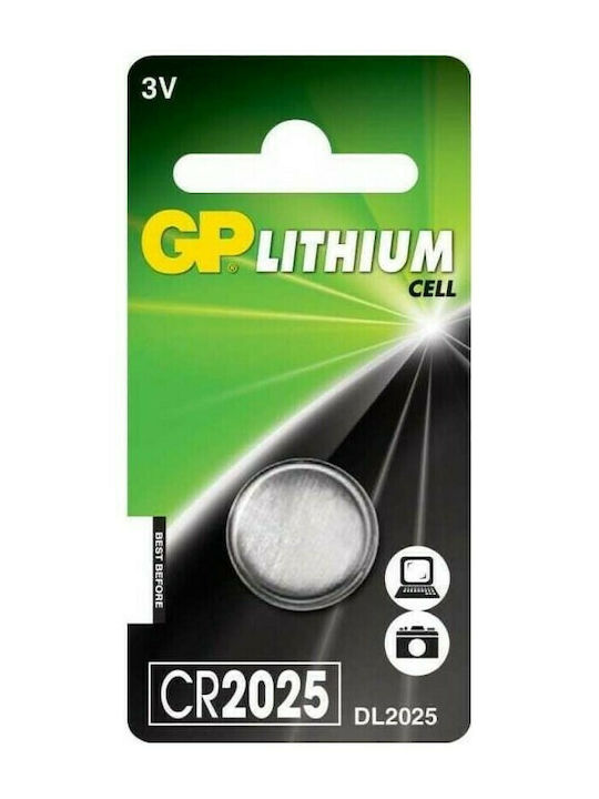GP Batteries Lithium Cell Μπαταρίες CR2025 3V 5τμχ