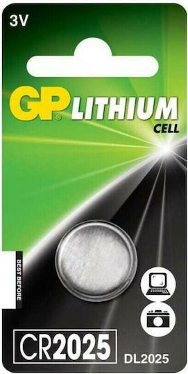 GP Batteries Lithium Cell Baterii CR2025 3V 5buc